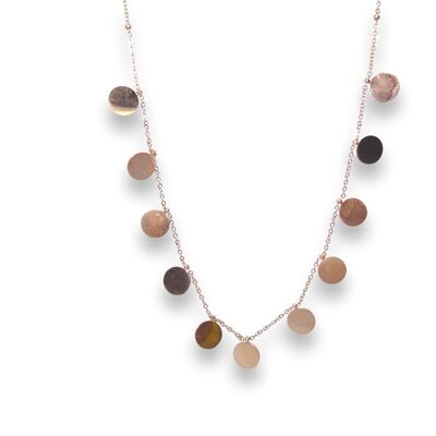 GRAPP NECKLACE PINKGOLD