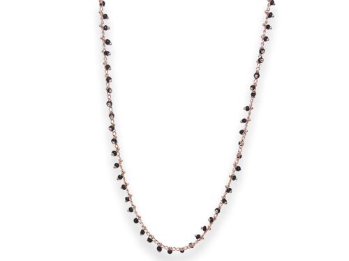 SMALLPEARL NECKLACE PINKGOLD