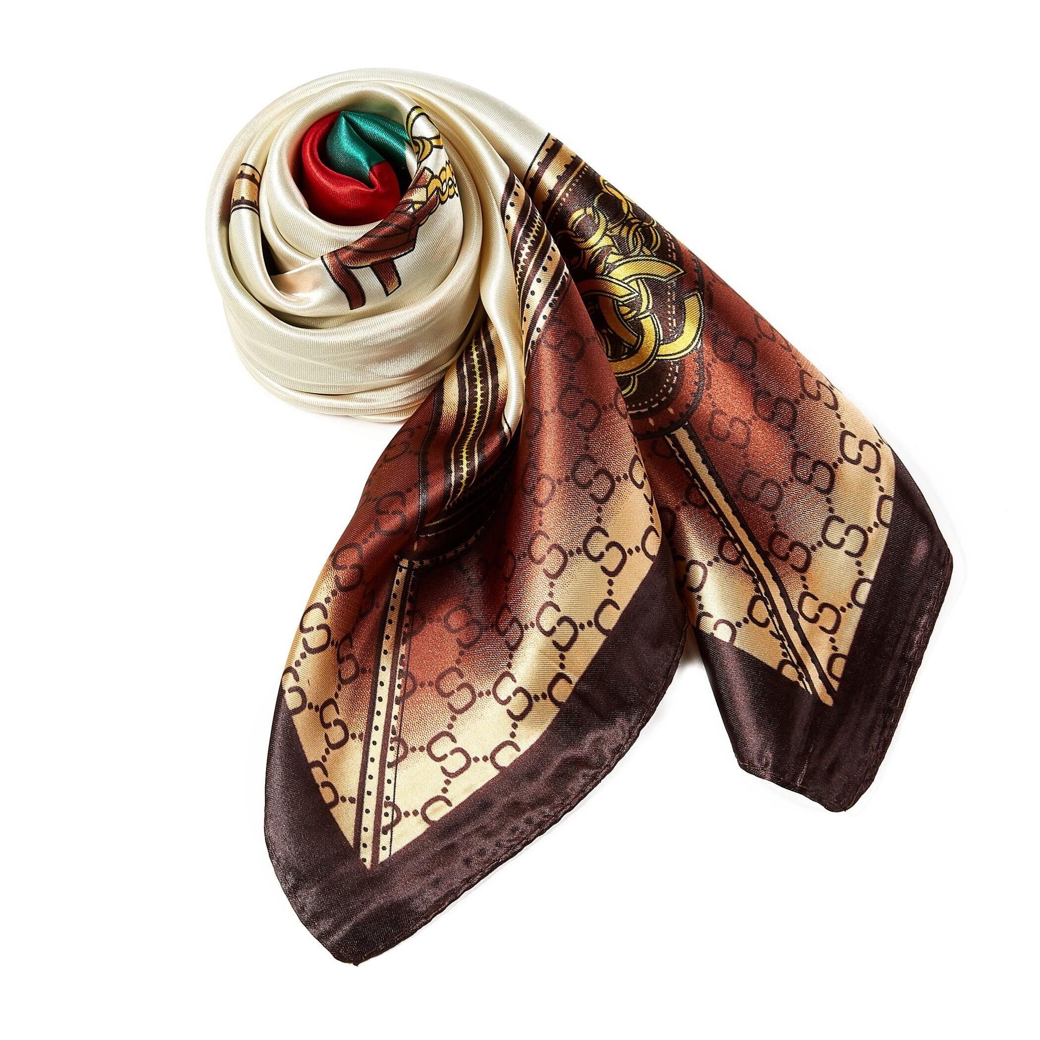 Italienisches Seidenquadrat - Beige