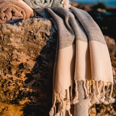 Serviette de plage "Rugged Towel" Serviette de hammam, robuste & absorbante