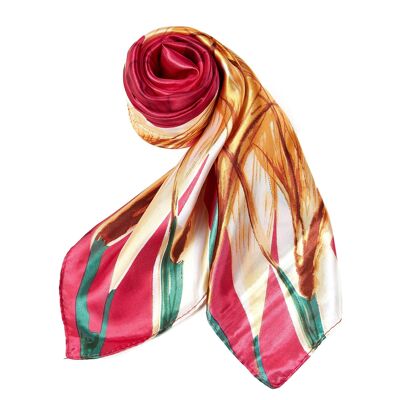 Classicflow Silk Scarf - Red