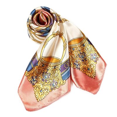 Belt Silk Scarf - Pink