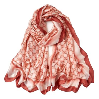 Easyring Silk Stole - Red