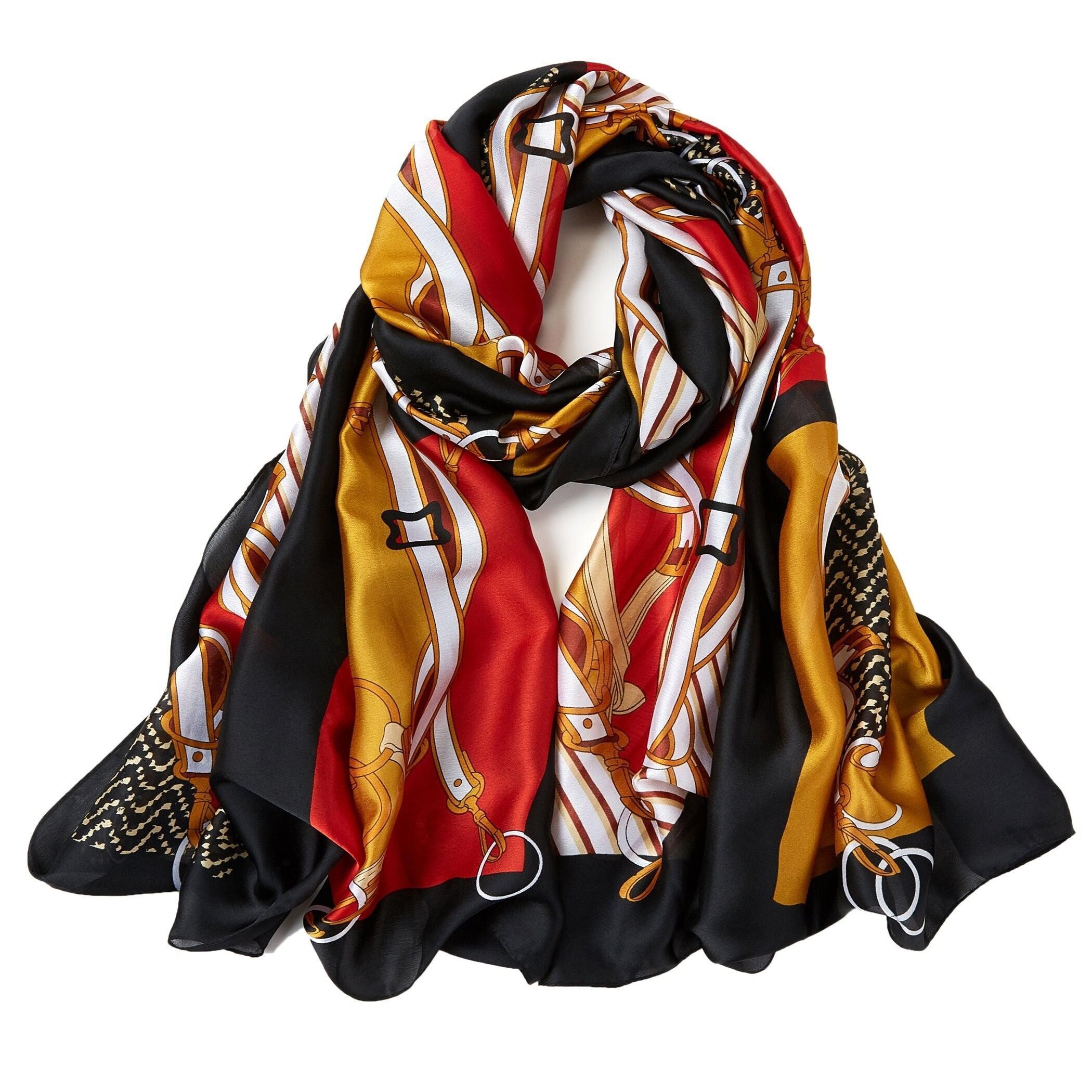 Stola Easy Belts in Seta - Rossa