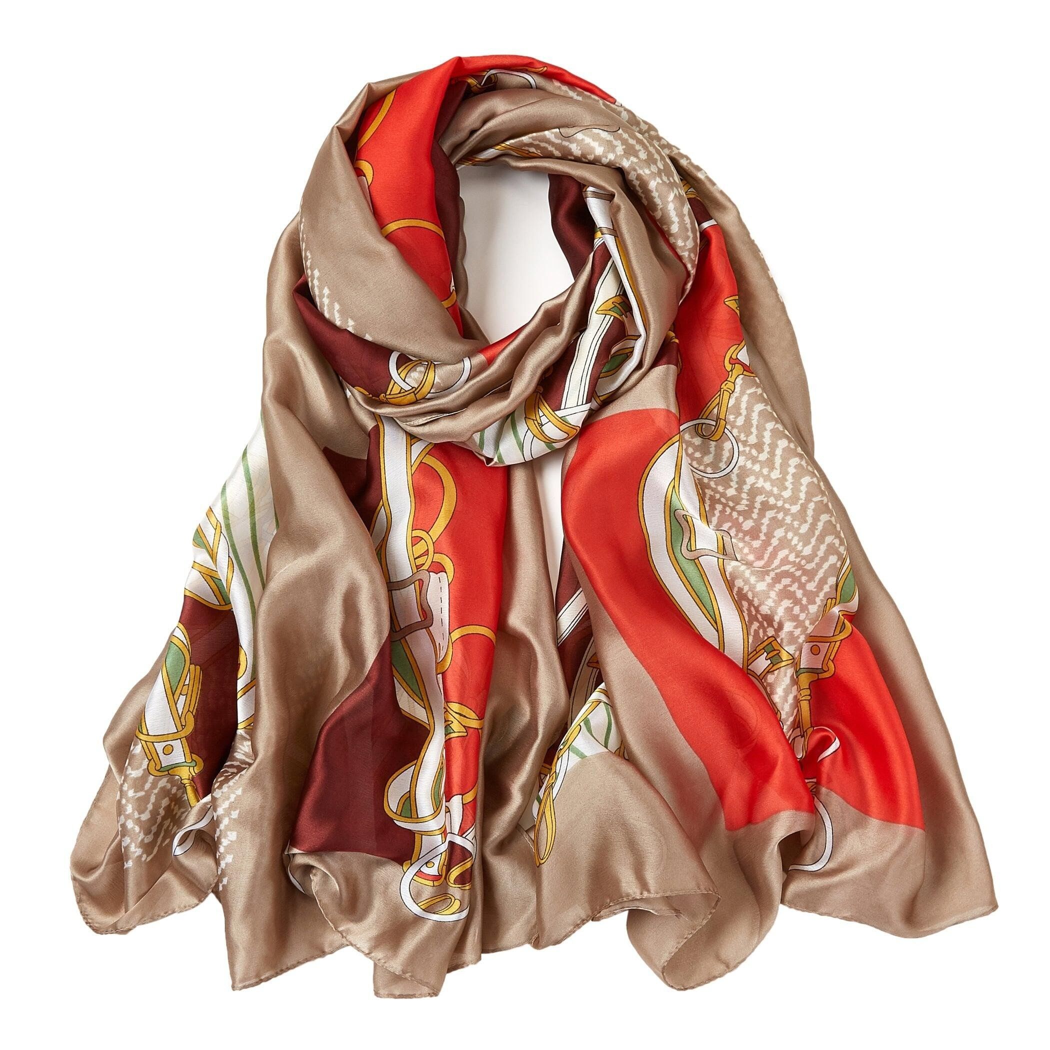 Stola Easy Belts in seta - Beige