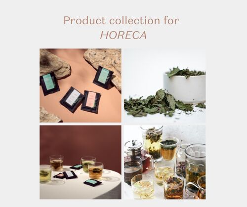 herbal tea collection for HORECA, cafes and restaurants