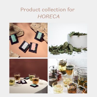 colección de tisanas para HORECA, cafeterías y restaurantes