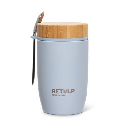 Retulp - BigMug Premium - Grau inkl Löffel