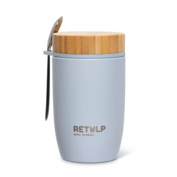 Retulp - BigMug Premium - Gris avec cuillère 1