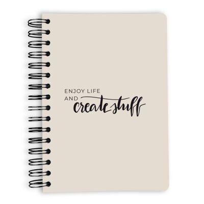 Notebook | Cahier à spirale | Bullet Journal - Create Stuff - DIN A5 - 120 feuilles