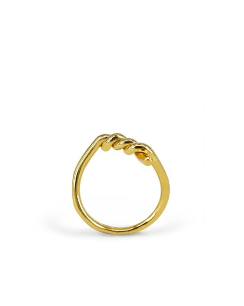AMARRES Ring Gold-plated Silver