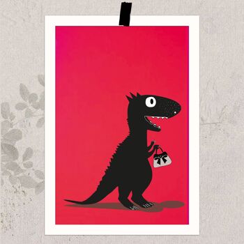 Dinosaure - Petit poster DIN A5 1