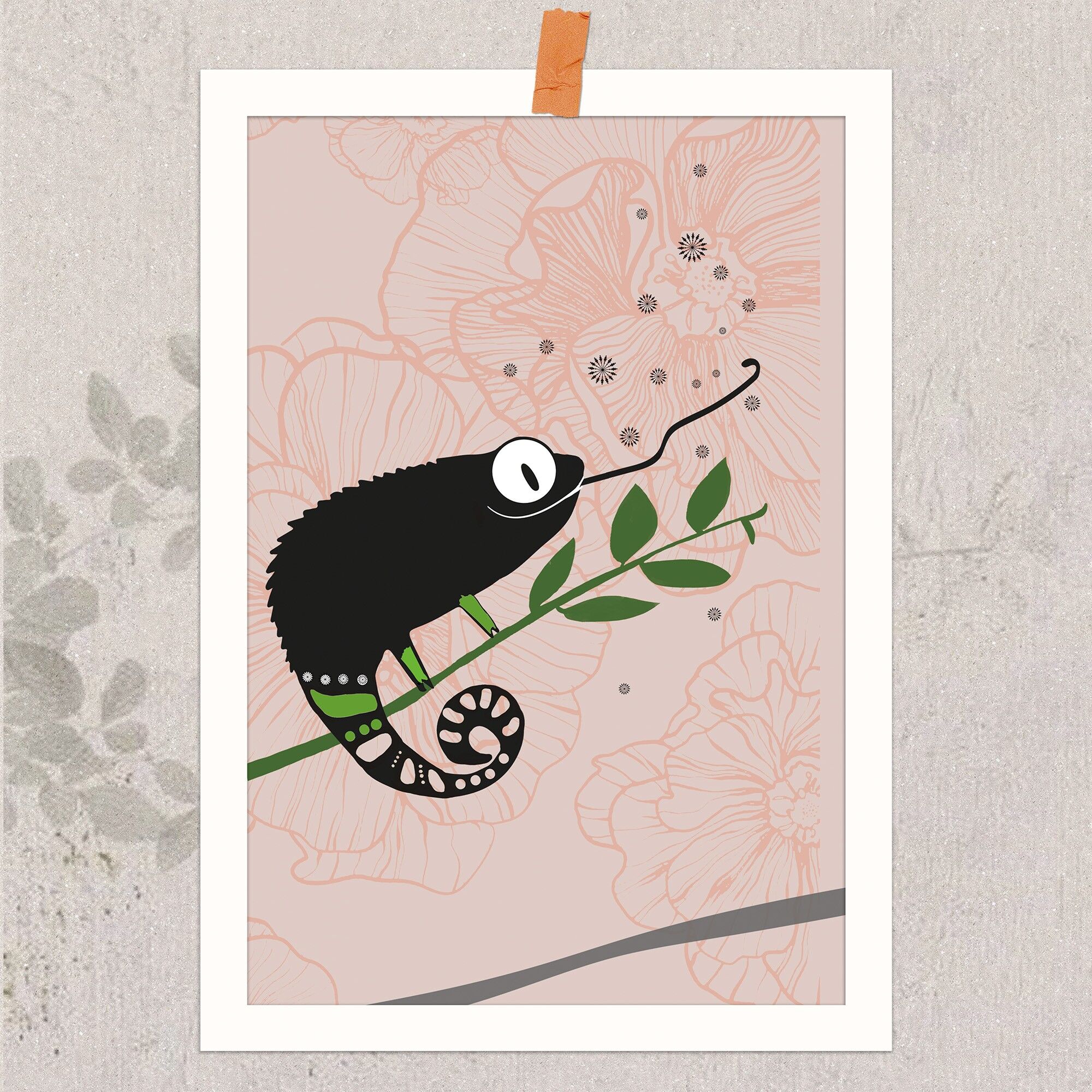 Camaleonte - Poster piccolo, DIN A5