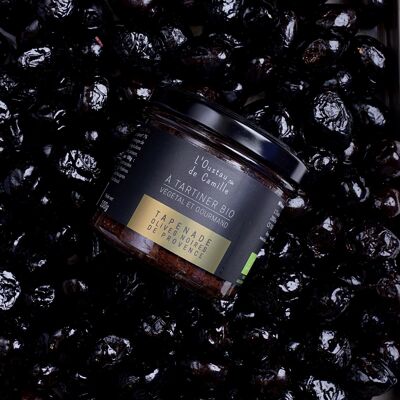 Organic Vegetable Spread - Black Olive Tapenade from Provence - 100g