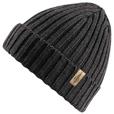 Bonnet Côtelé Gris - Chapeaux d'hiver