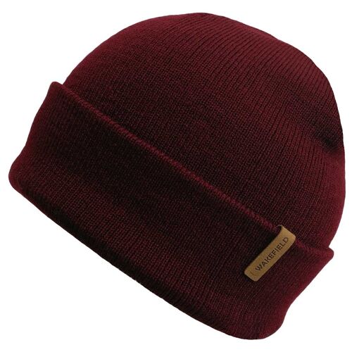 Forest Beanie Bordeaux Red