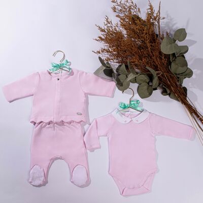 Geburtsbox Baby Mädchen Set Pink