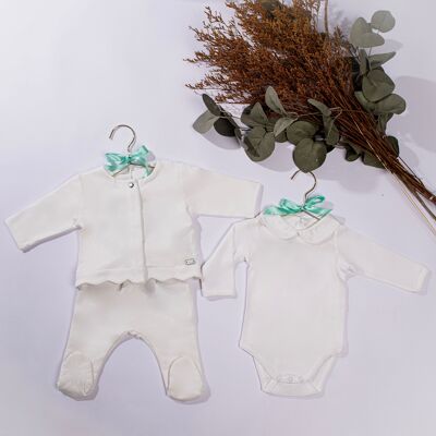 Birth box Baby girl set Cream