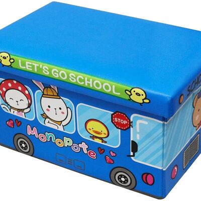 Cajas de almacenamiento para niños | Cofre de juguetes grande plegable para niños para ropa y libros para niños