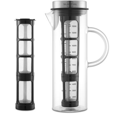 Cold Brew Pot - Verre résistant à la chaleur - 1,3 litre