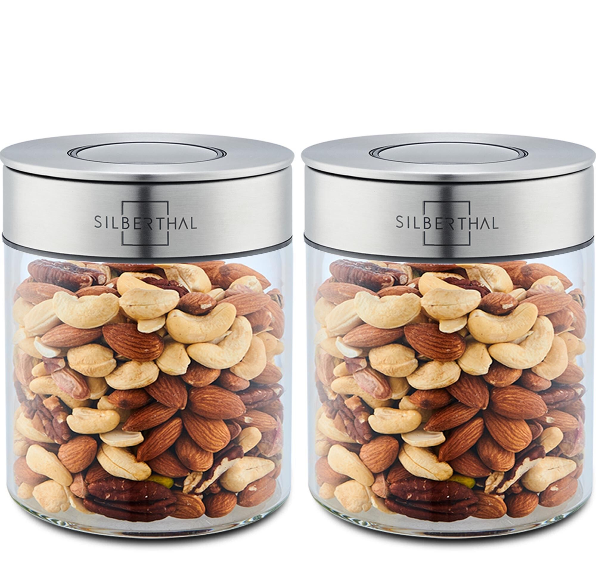 Barattoli di conservazione con coperchio - 700 ml - 2 parti - chiudi ermetici