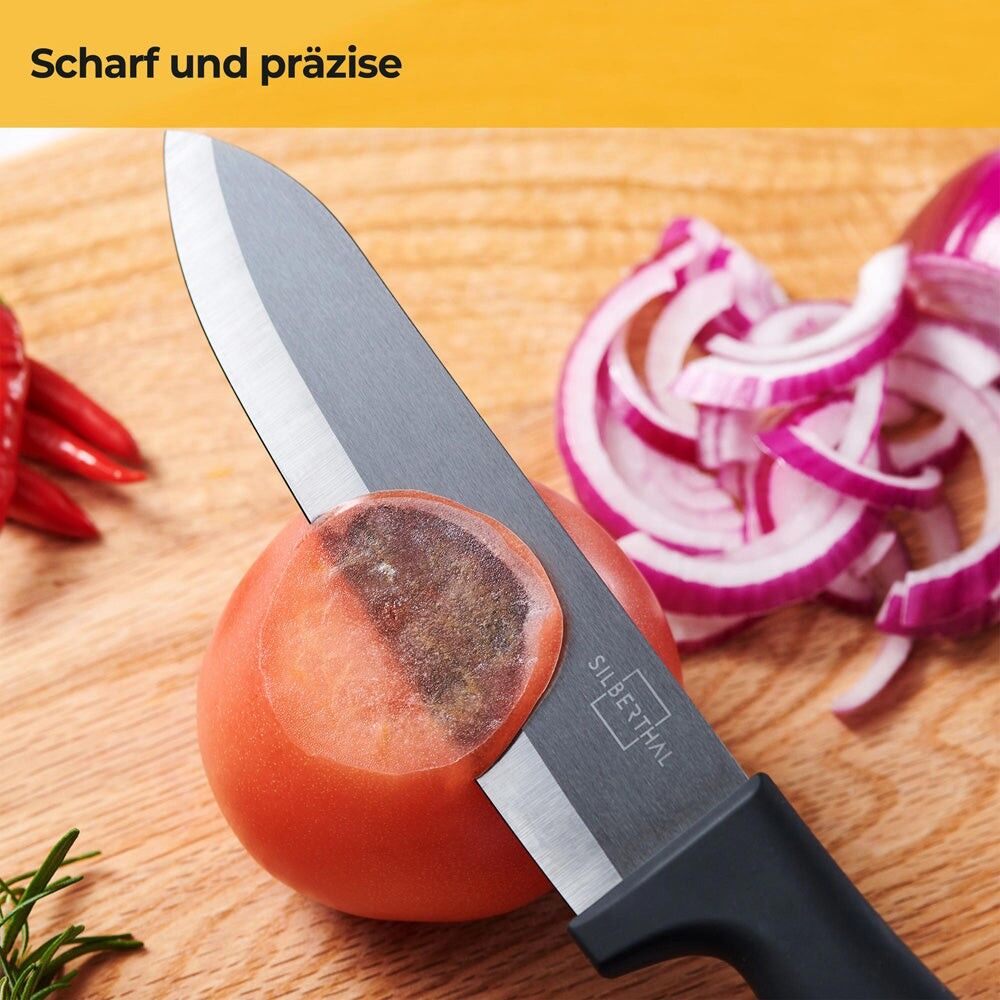 Set coltelli in ceramica - nero - 4 pezzi in ceramica zirconia