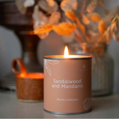 Sandalwood & Mandarin Candle 1 x 250g