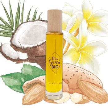 Huile sèche nourrissante corps BIO Mes Secrets BIO "Mon huile amoureuse" - 100mL