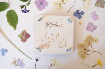 Petite presse à fleurs en bois à monter soi-même - Différents motifs 10