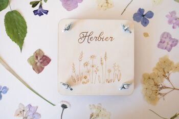 Petite presse à fleurs en bois à monter soi-même - Différents motifs 14