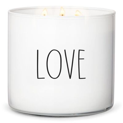 Brown Sugar Toast - Love - Bicchiere Goose Creek Candle® con 3 stoppini