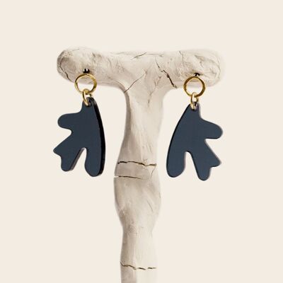 Boucles d'oreilles Paloma - noir