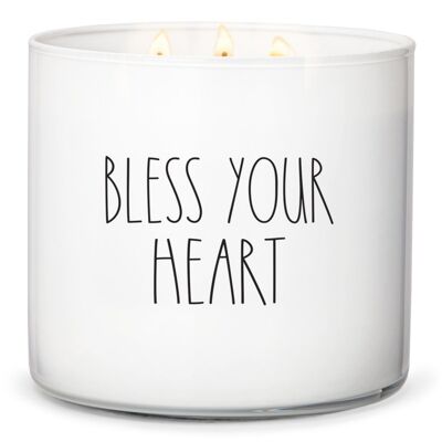 Toast francese all'acero - Bless Your Heart - Bicchiere Goose Creek Candle® con 3 stoppini