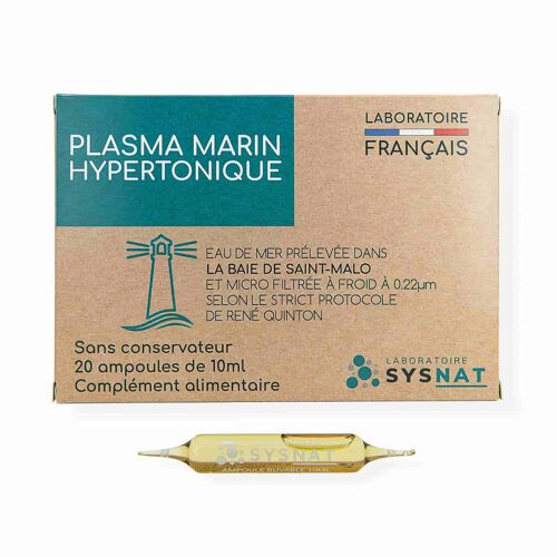 Plasma Marin Hypertonique QUINTON - 20 ampoules