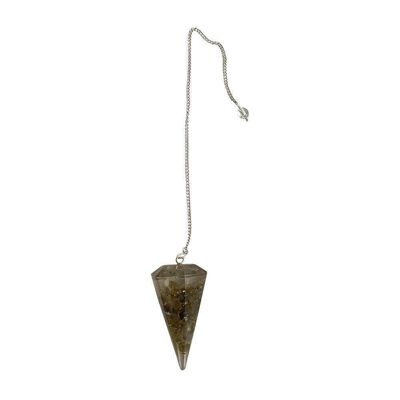 Orgonite Pendulum with Chain, Labradorite