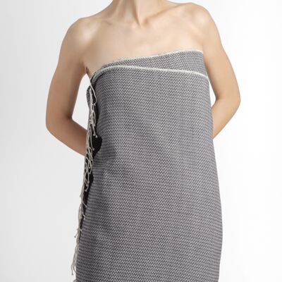 Serviette De Bain Bio Gris