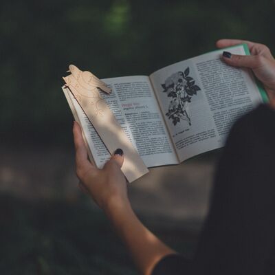 Wooden Bookmark Bird