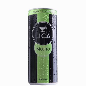 LICA MOJITO 6,5% faible en calories ZERO sucre (pack de 24) 1