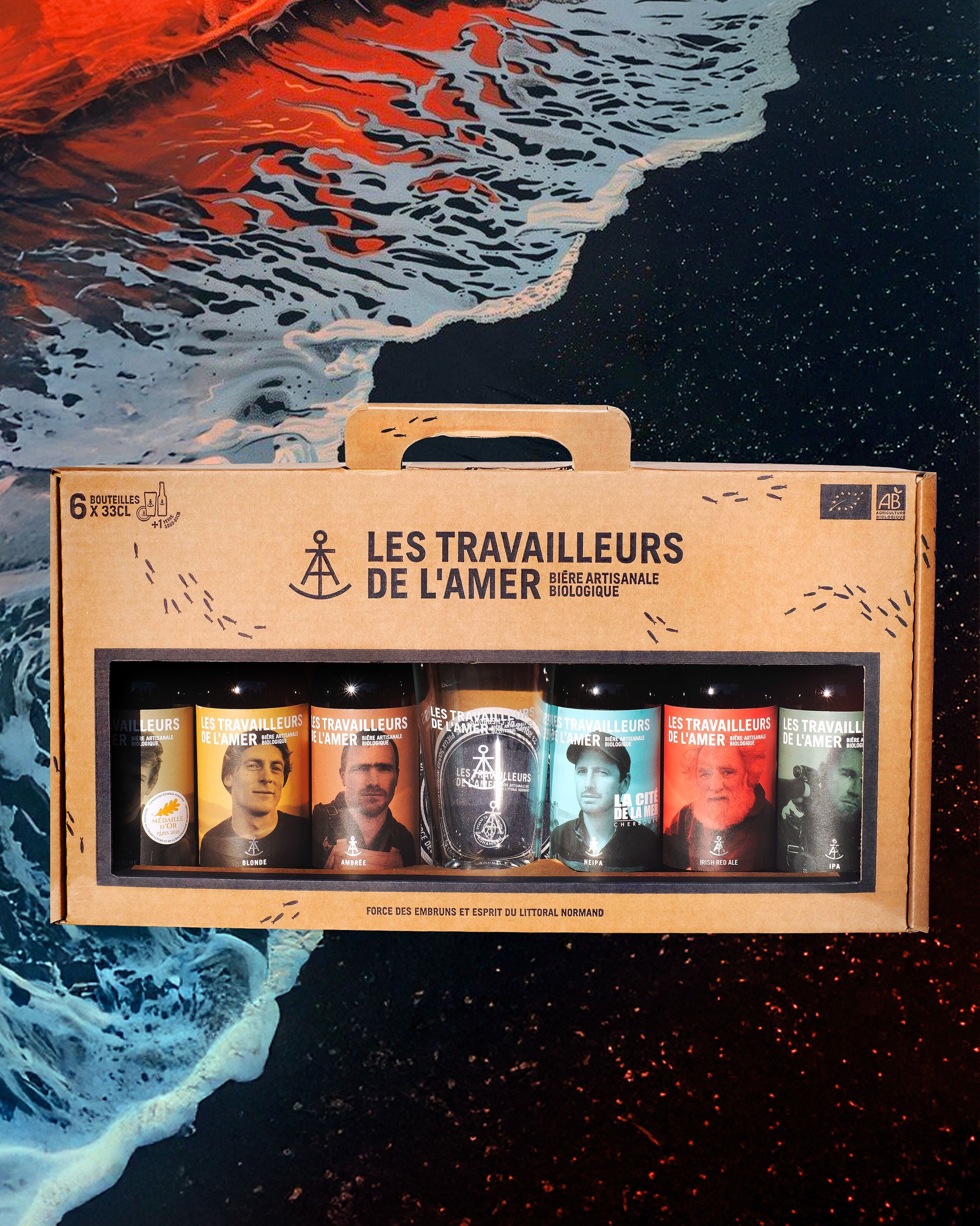 Wolfsbarsch 6x33cl + Glas