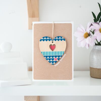 Heart Birthday Card