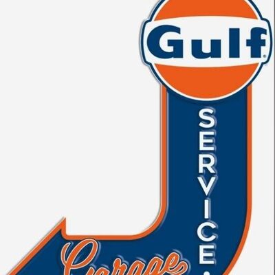 US Schild GULF Service Garage-