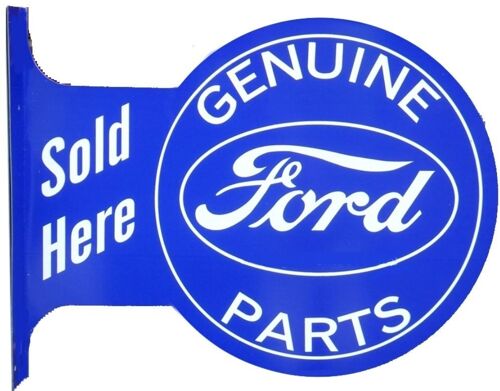 FORD Reklameschild Beidseitig - Genuine Ford Parts