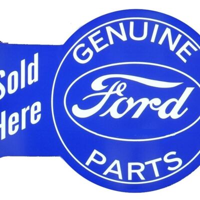 Panneau publicitaire FORD des deux côtés - Pièces d'origine Ford