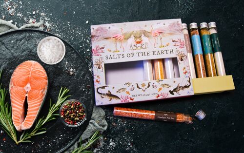 Salt of the Earth | Gourmet Selection of 8 Salts |  Deluxe Fine Food Gifting