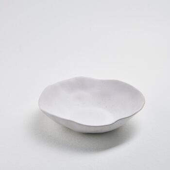 Assiette à pâtes blanche Nature Shape 24 cm 5