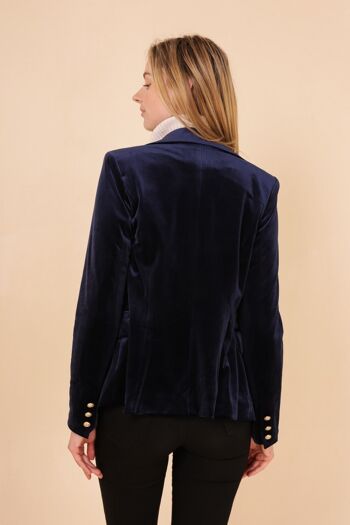 Veste Blazer en velours - V1721N 10