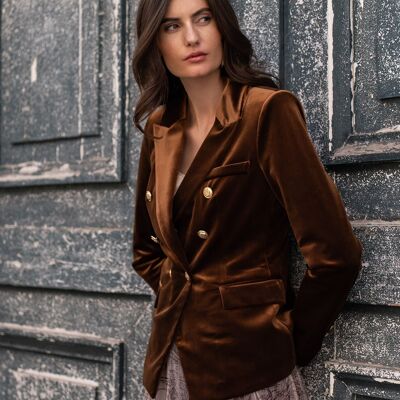 Veste Blazer en velours - V1721N