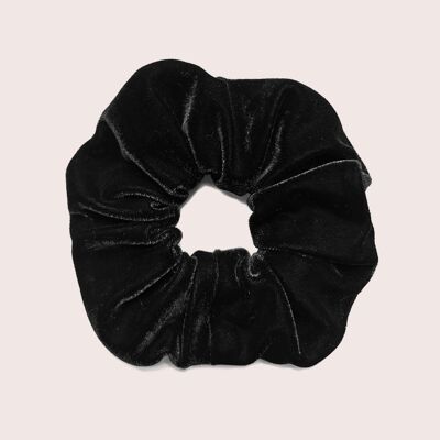ONYX scrunchie / black velvet