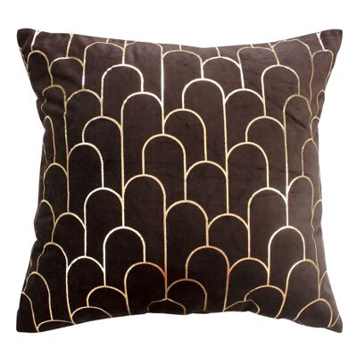 Cushion Art Deco | 50x50 cm | black