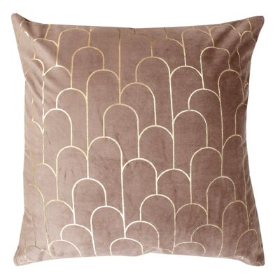 Cushion Art Deco | 50x50 cm | light brown